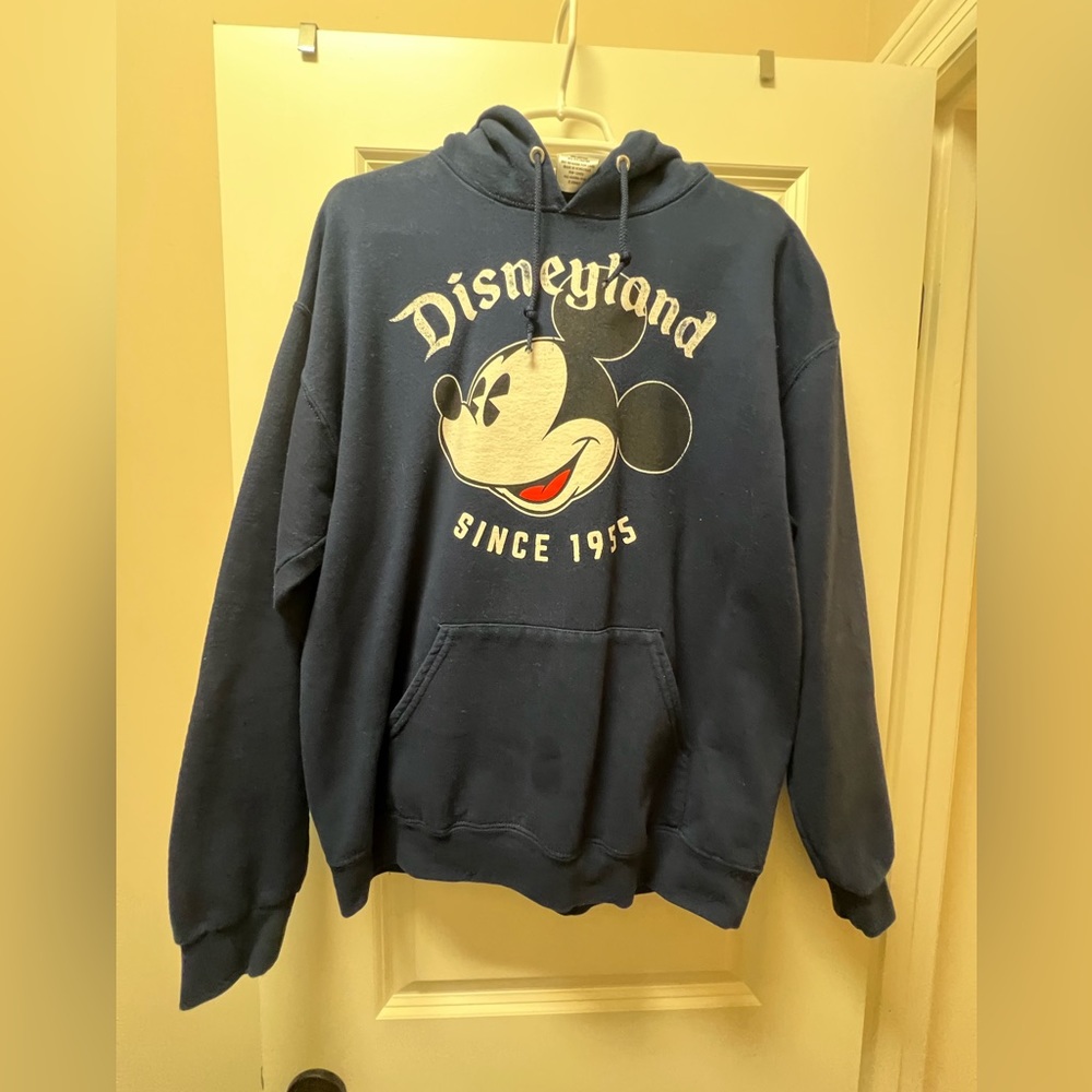 Disney Mickey Navy Blue Size Large Sweatshirt